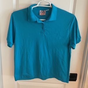 Sports Accent - Short Sleeve Polo Shirt - Blue - Men’s Size XL